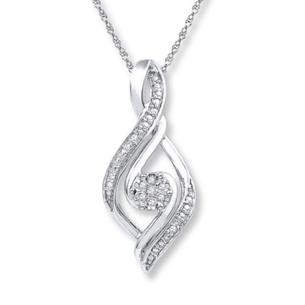 Kay Jewelers Swirl Necklace